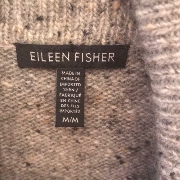 Eileen Fisher Heathered Sweater Cardigan - Picture 2 of 8